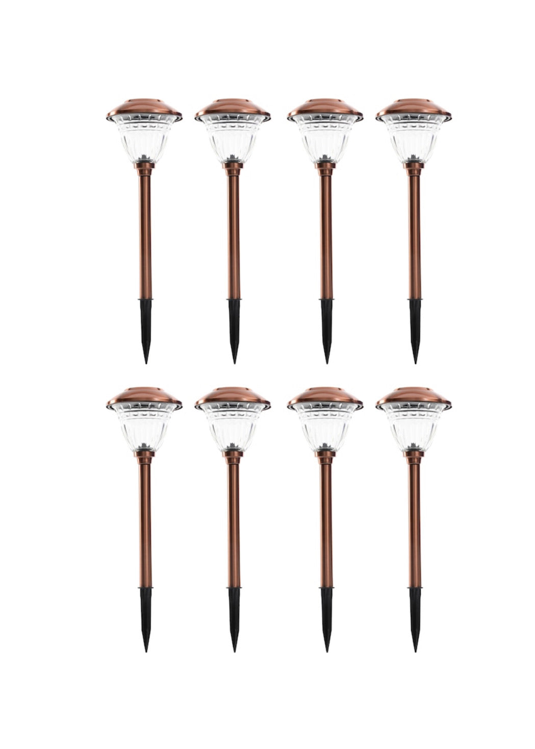 Energizer Solar Pathway LED Lights Outdoor ( Copper ) 10 Pack