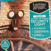 Berkley Jensen 800-Lumen Solar Security Light