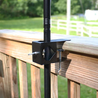 Threshold Deck Torch Clamp, Set of 2 Outdoor Pathway Lights Deck Clamp