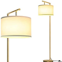 Modern Floor Lamp, Classic Standing Lamp Reading Standing Light for Bedroom Living Room with LED Bulb