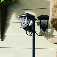 SmartYard Aluminum 74.8“ Outdoor Lamp Post Lights ,3-Head Waterproof Street Lights 60 Lumen