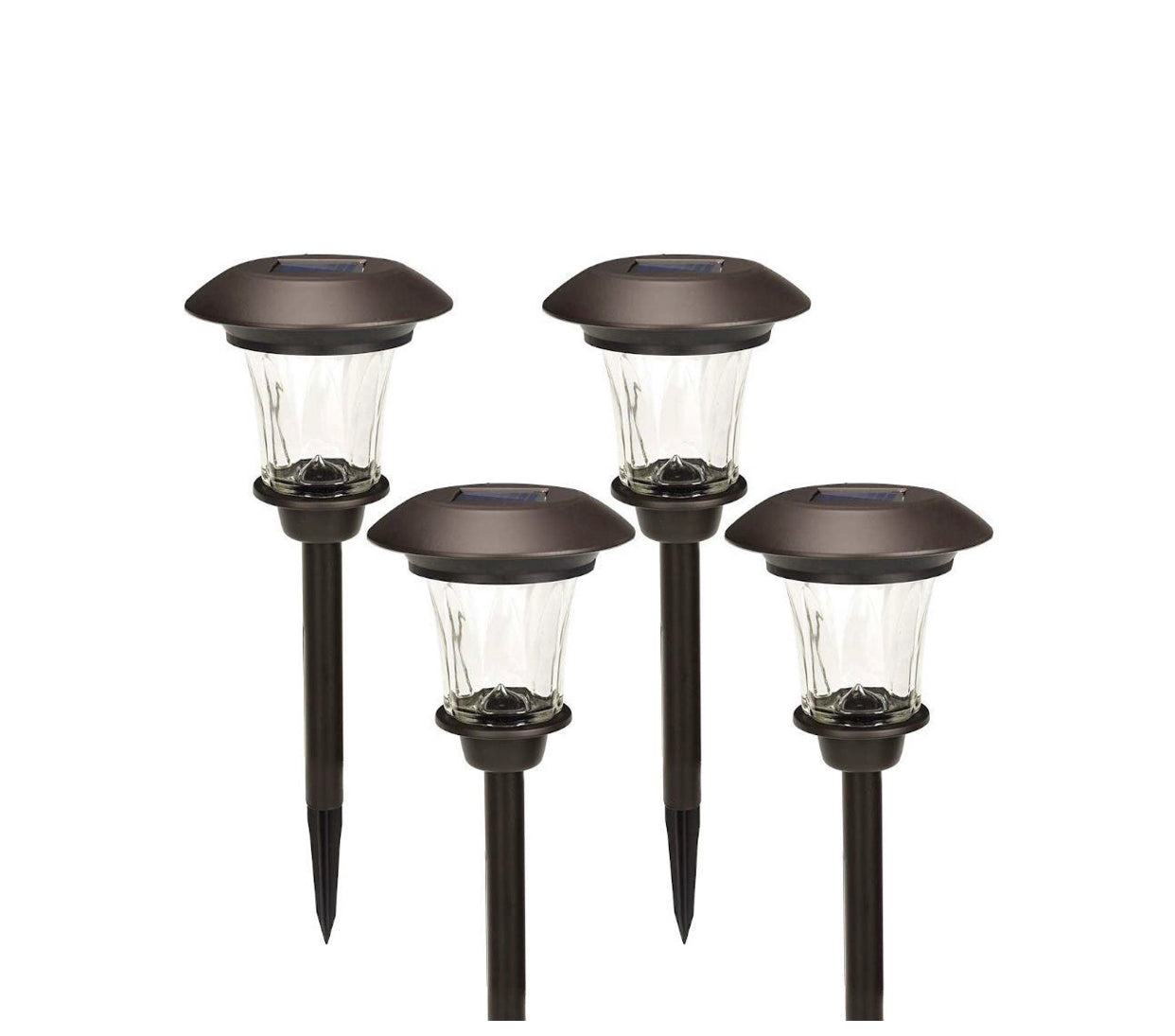 SmartYard Up To 10-Lumen Solar Pathway Lights,8 Pack