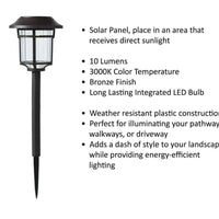 SmartYard High End Solar Bronze LED Path Light 10 Lumens (6-Pack)