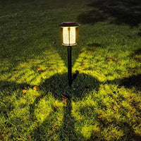 LANSGARINE Solar LED lights Outdoor Garden Stakes(Glass) Waterproof  (12-Pack)