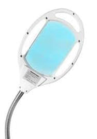 LightView Pro 8X10 - Full Page Magnifying Floor Lamp - Hands Free Magnifier with Bright LED Light for Reading - Flexible Gooseneck Holds Position