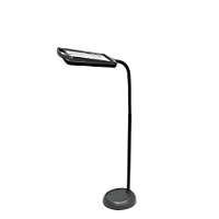 LightView Pro 8X10 - Full Page Magnifying Floor Lamp - Hands Free Magnifier with Bright LED Light for Reading - Flexible Gooseneck Holds Position