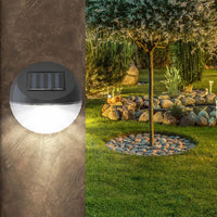 Living Accents  Black  Deck Solar Lights Powered  LED  Utility Light 4 Pack