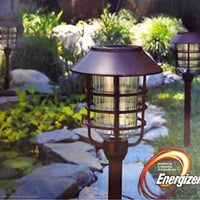 Energizer [ Smartyard ]Solar LED Large Pathway Lights Oil Rubbed Bronze 8-Pk