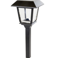 Threshold Solar Pathway LED Lights, Black 10-Pack