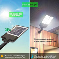 SmartYard 150W Solar Lights Outdoor, 3 Modes Led Solar Wall Light Motion Sensor with Remote Control, 8000LM