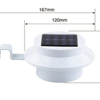 Living Accents Black Solar Powered LED Post Cap Fence Light 4 Pack