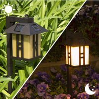 SmartYard Solar Powered Path Lights, Solar Garden Lights Outdoor, Landscape Lighting (4 Pack)