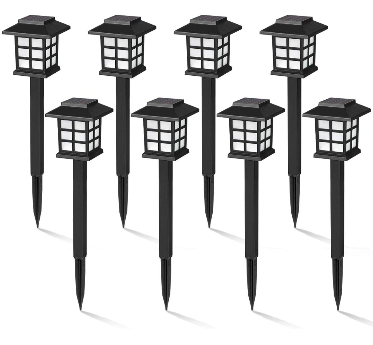 Solar Pathway Lights - Waterproof Outdoor Solar Lights 12 Pack