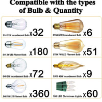 Dimmer with Remote for Our Ambience Pro LED String Lights - Commercial Grade Dimmer Rated at 150 Watts