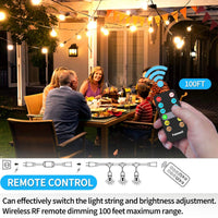 Dimmer with Remote for Our Ambience Pro LED String Lights - Commercial Grade Dimmer Rated at 150 Watts