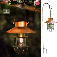 Hanging Solar Lantern with Shepherd Hook