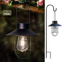 Hanging Solar Lantern with Shepherd Hook