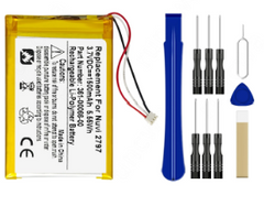 tools For Garmin Nuvi 2757, 2797, Dezl 760LMT, 770LM GPS Battery 361-00066-00 back