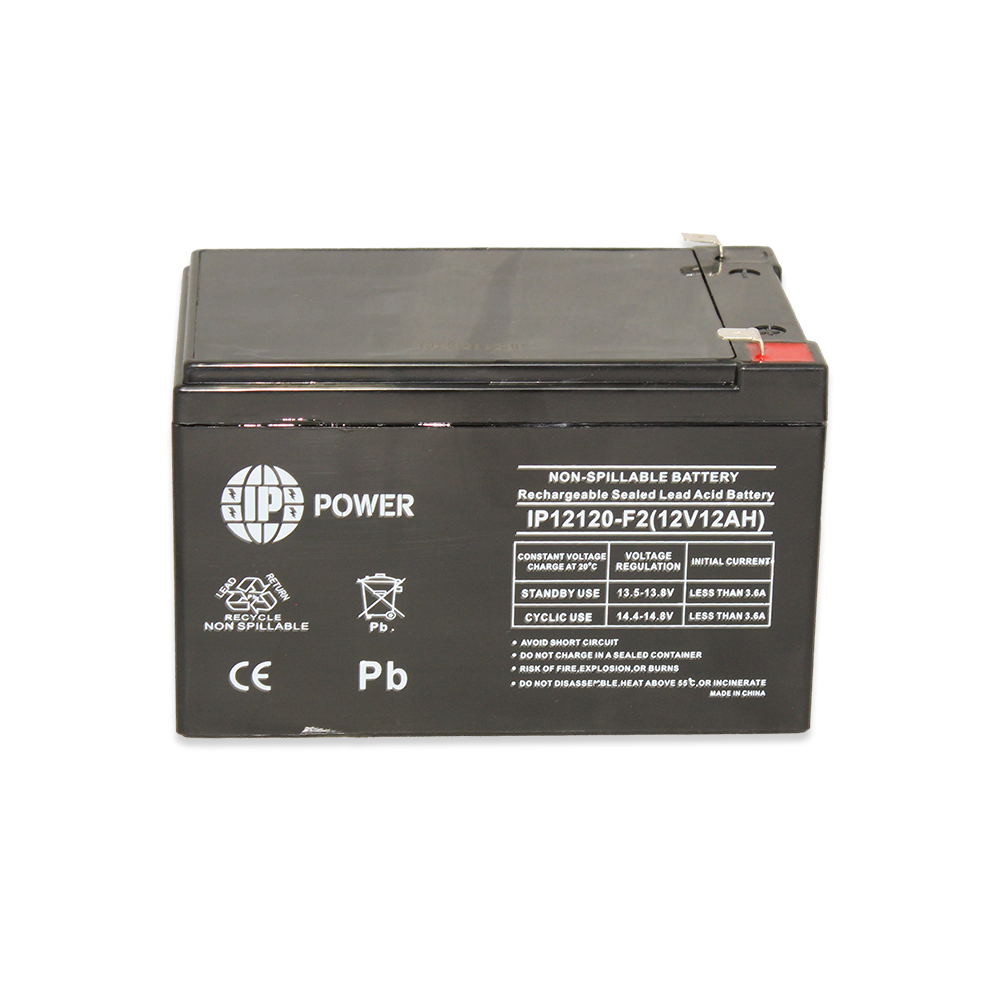 12v 12ah Universal Rechargeable Battery IP POWER IP12120-F2 – Battery World