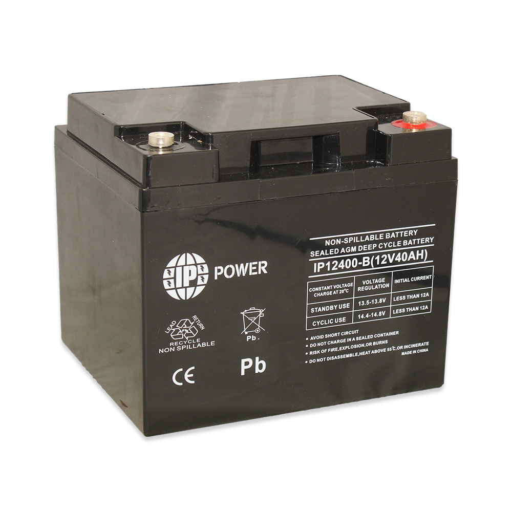12V 40Ah, Sealed Lead Acid Rechargeable Battery