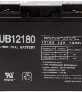 12V 18ah Battery SLA - F2 (Universal and Scooter)