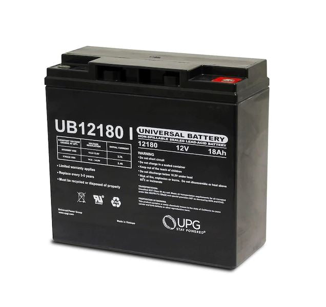 12v 18ah Sealed Lead Acid Battery Internal Thread - Battery World