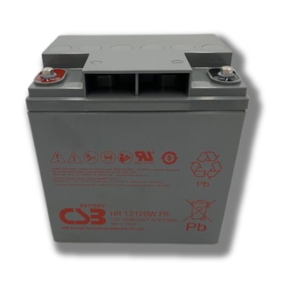 12v 30ah Battery CSB HR12120W FR Fire UL 94-V0 Flame Retardant Case - Battery World