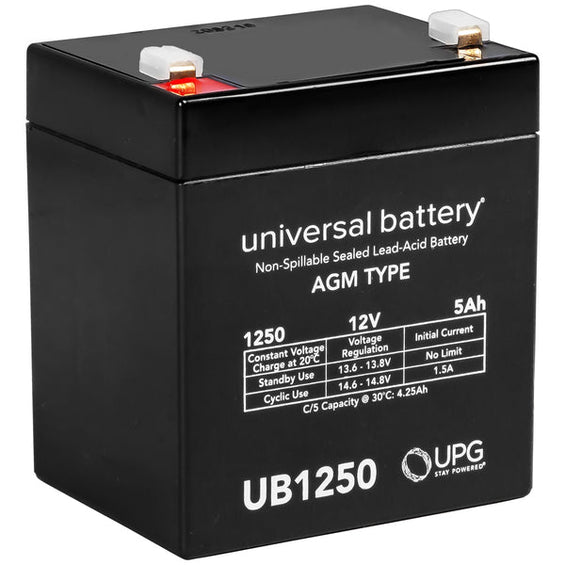 12v 5ah Battery UB1250 F1 Sealed Lead Acid