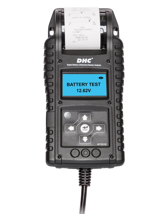 12v/6v Battery Tester DHC BT2010 - BT2000 Series Tests Flooded, Marine, AGM, Gel Batteries