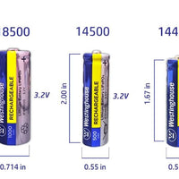 14500 Batteries 3.2v 500mah Solar Rechargeable 8pk - Battery World