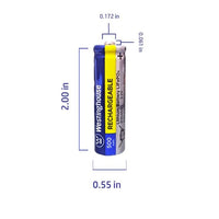 14500 Batteries 3.2v 500mah Solar Rechargeable 8pk - Battery World