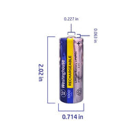 18500 Battery 4-Pack (Long Lasting) - Battery World