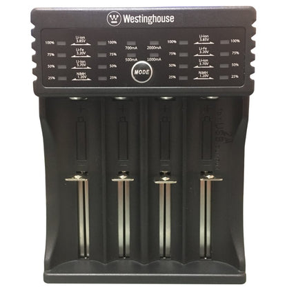 18650 Battery Charger 4- Slots for All Also fits Sizes:10440-26700 - Universal Charger - Battery World