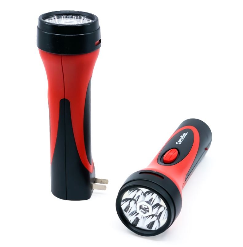 2 Pack Emergency Ready Flashlight - Rechargeable - Battery World