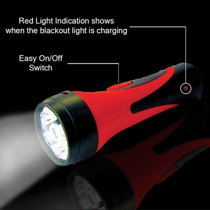 2 Pack Emergency Ready Flashlight - Rechargeable - Battery World