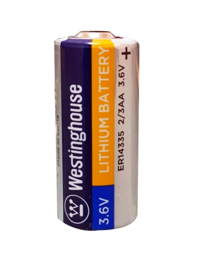 2 x ER14335 2/3AA Size 3.6V Lithium Primary Battery for Specialized Devices - Battery World