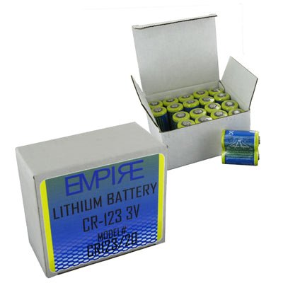20Pc Box Of Cr123Bk 3V 1500Mah Lithium Cells - Battery World