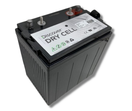 Discover 8v Battery EVGC8A-A 8v 160ah Battery Top Angle view
