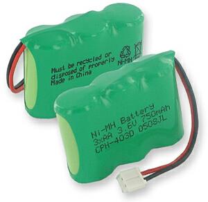 3X2/3AA NiMH 750mAh/D CONNECTOR - Battery World