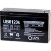 6V 12 amp hour Sealed Lead Acid Battery UB6120 - Battery World