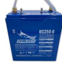 6v 250Ah Fullriver Battery AGM Deep Cycle DC250-6 - Battery World