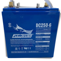 6v 250Ah Fullriver Battery AGM Deep Cycle DC250-6 - Battery World