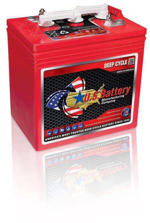 6v Golf Cart Deep Cycle Battery 220ah US2000XC US Battery - Battery World