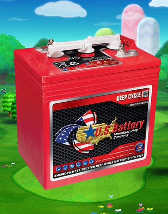 6v Golf Cart Deep Cycle Battery 220ah US2000XC US Battery
