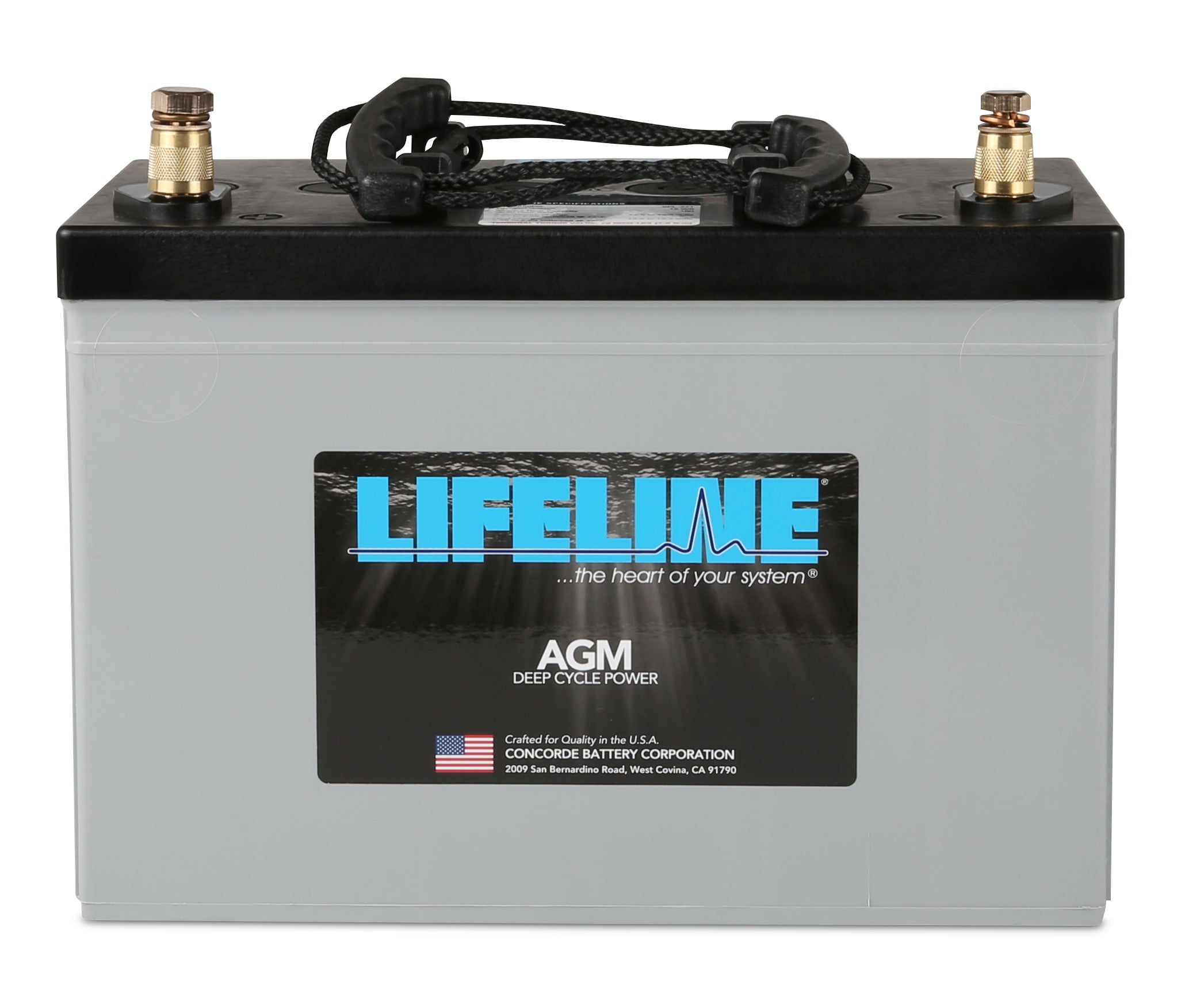 Lifeline GPL-27T AGM Sealed Battery 12V 100Ah Deep Cycle Application for RV, Auto, Marine