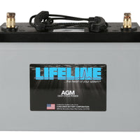 Lifeline GPL-27T AGM Sealed Battery 12V 100Ah Deep Cycle Application for RV, Auto, Marine