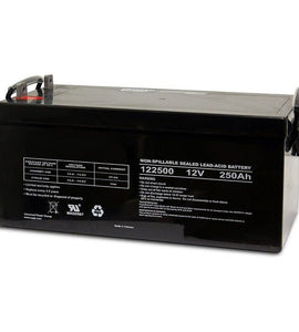 8D Battery 12v 250ah Group SLA APX - Maintenance Free