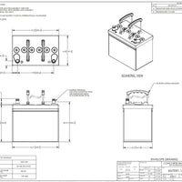 Lifeline GPL 24T Deep Cycle Battery 12v 80ah AGM 800CCA