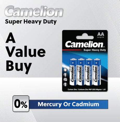 AAA Battery Heavy Duty 24-Pack Standard 1.5v - Battery World