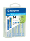 AAA Rechargeable Batteries 24-Pack Ni-Mh - Battery World